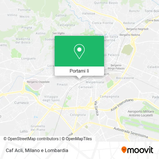 Mappa Caf Acli