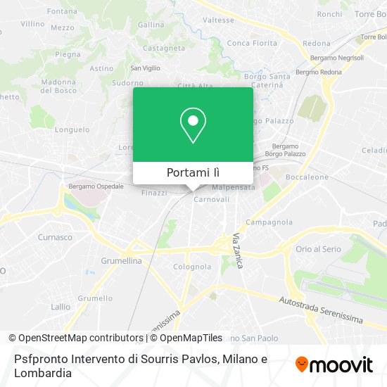 Mappa Psfpronto Intervento di Sourris Pavlos