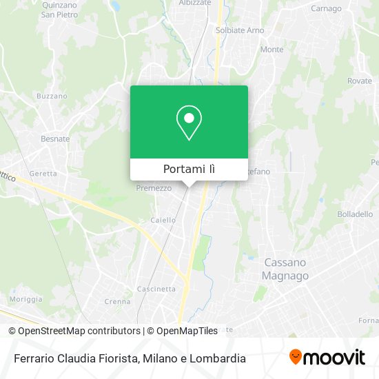 Mappa Ferrario Claudia Fiorista