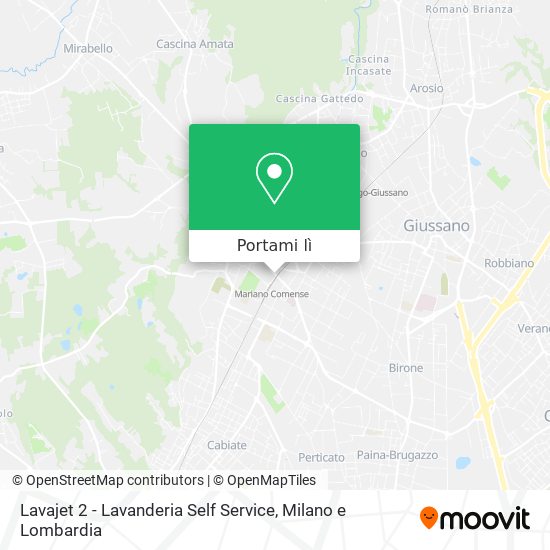 Mappa Lavajet 2 - Lavanderia Self Service