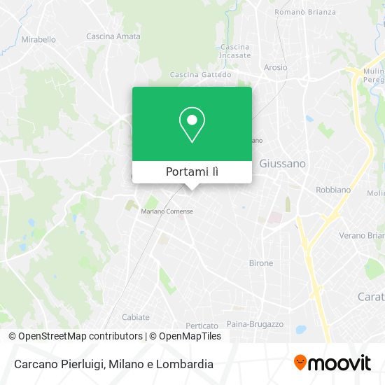 Mappa Carcano Pierluigi