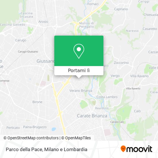 Mappa Parco della Pace