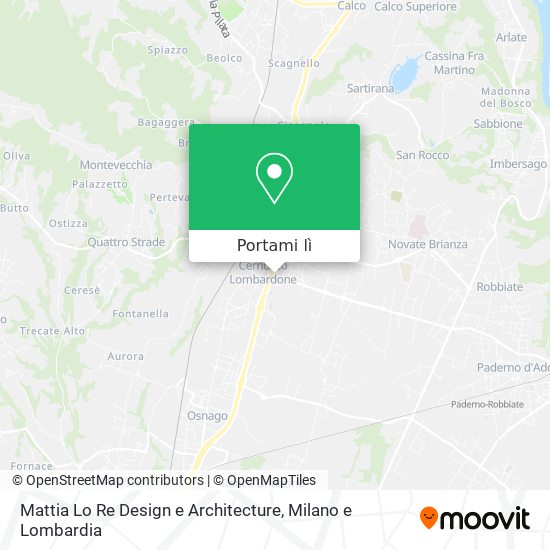 Mappa Mattia Lo Re Design e Architecture