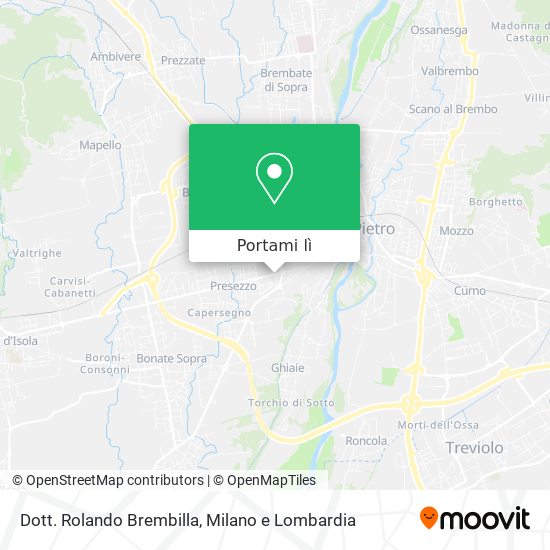 Mappa Dott. Rolando Brembilla