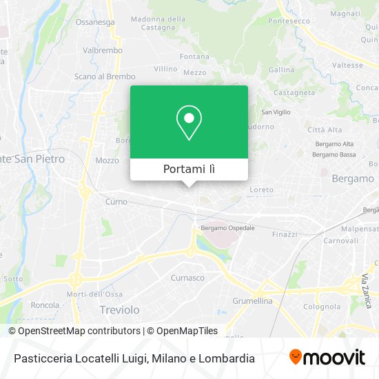 Mappa Pasticceria Locatelli Luigi
