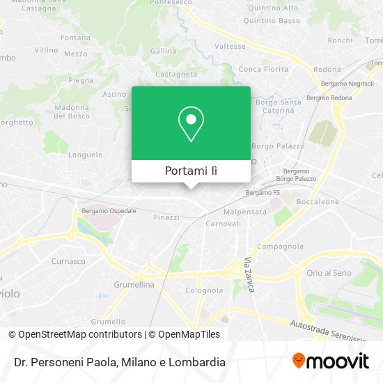 Mappa Dr. Personeni Paola
