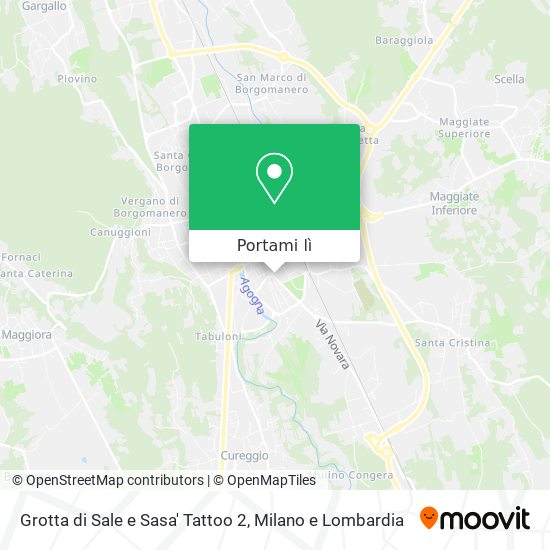 Mappa Grotta di Sale e Sasa' Tattoo 2