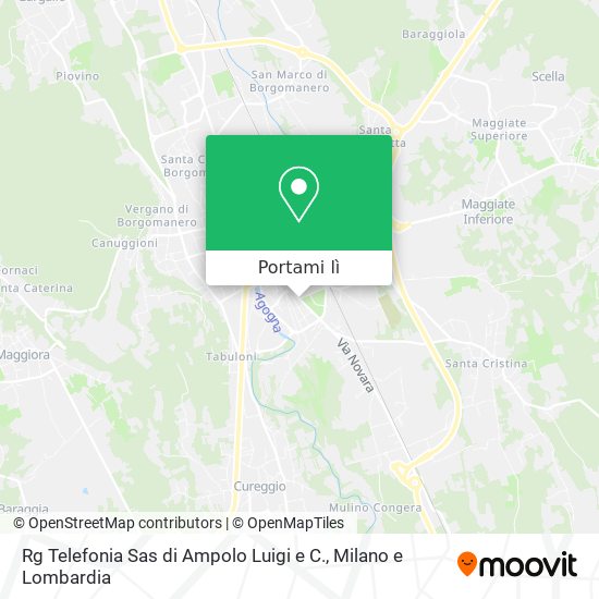 Mappa Rg Telefonia Sas di Ampolo Luigi e C.