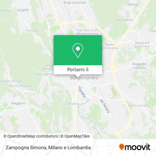 Mappa Zampogna Simona