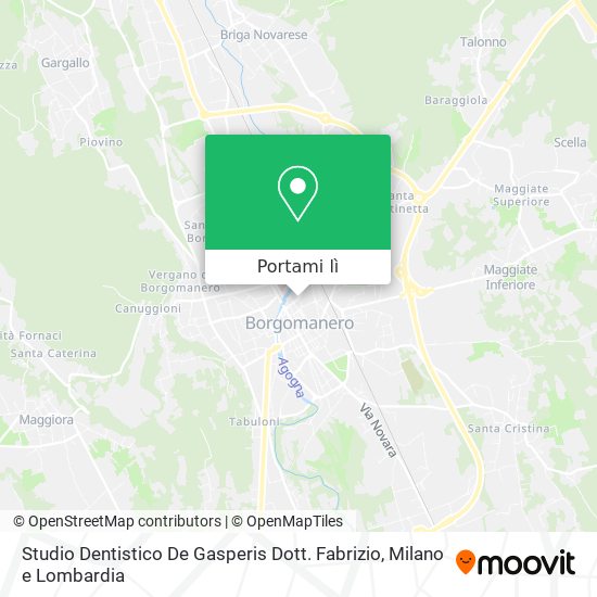 Mappa Studio Dentistico De Gasperis Dott. Fabrizio