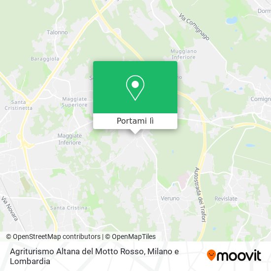 Mappa Agriturismo Altana del Motto Rosso