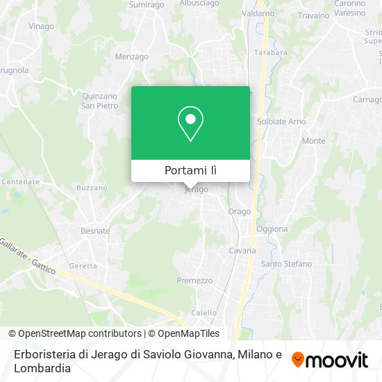 Mappa Erboristeria di Jerago di Saviolo Giovanna