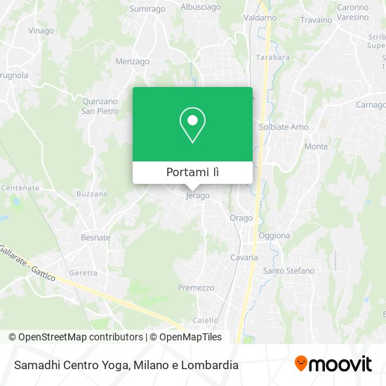 Mappa Samadhi Centro Yoga