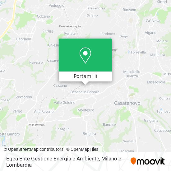 Mappa Egea Ente Gestione Energia e Ambiente