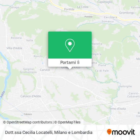 Mappa Dott.ssa Cecilia Locatelli