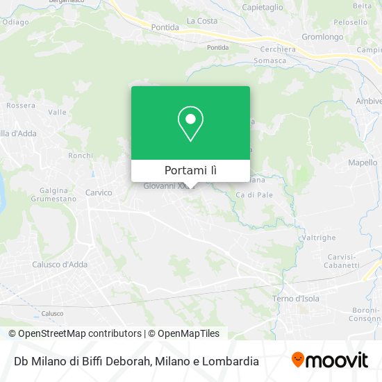 Mappa Db Milano di Biffi Deborah