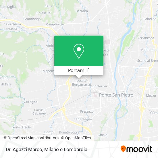 Mappa Dr. Agazzi Marco