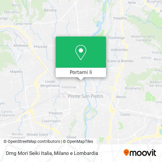 Mappa Dmg Mori Seiki Italia
