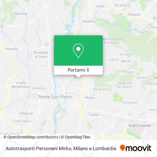 Mappa Autotrasporti Personeni Mirko