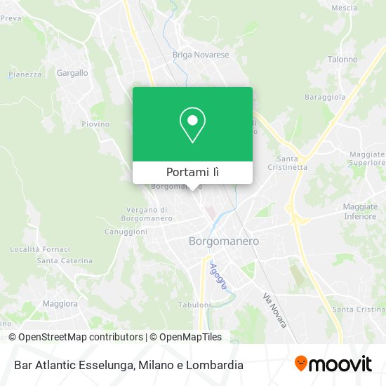 Mappa Bar Atlantic Esselunga