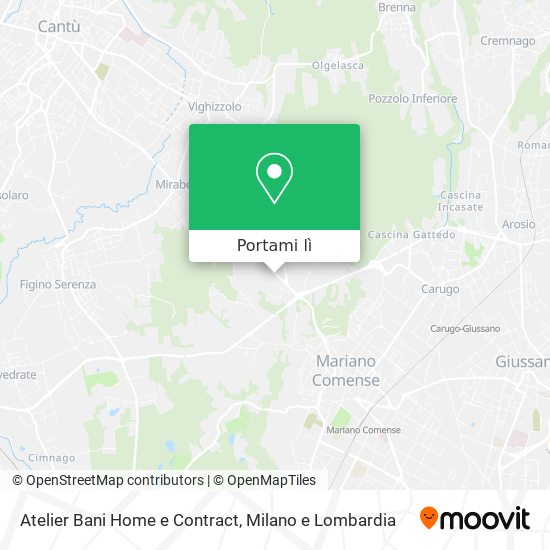 Mappa Atelier Bani Home e Contract