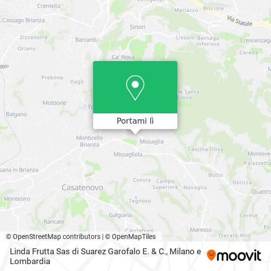 Mappa Linda Frutta Sas di Suarez Garofalo E. & C.