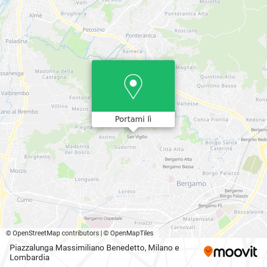 Mappa Piazzalunga Massimiliano Benedetto