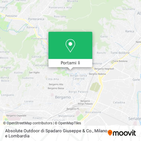 Mappa Absolute Outdoor di Spadaro Giuseppe & Co.