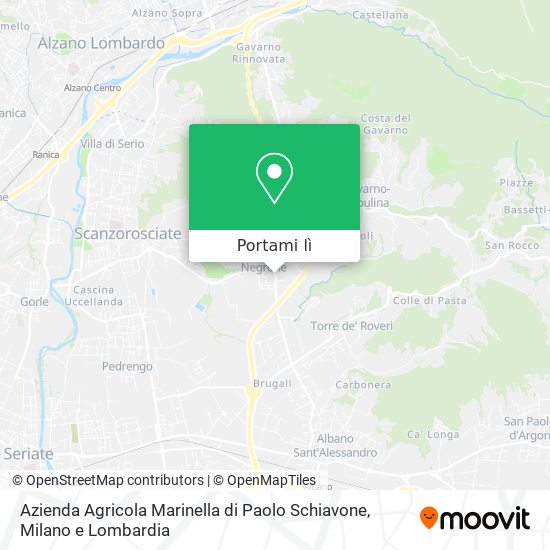 Mappa Azienda Agricola Marinella di Paolo Schiavone