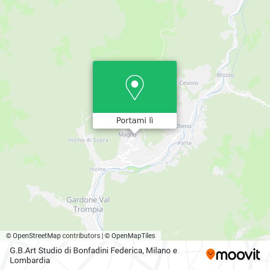 Mappa G.B.Art Studio di Bonfadini Federica