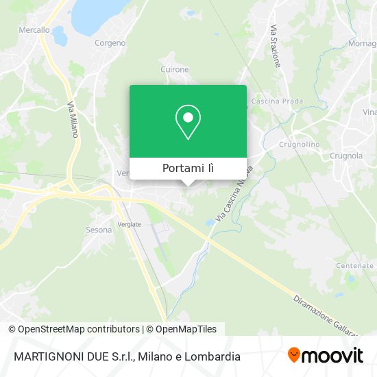Mappa MARTIGNONI DUE S.r.l.