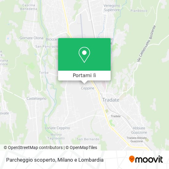 Mappa Parcheggio scoperto