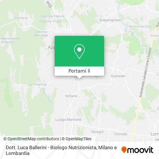 Mappa Dott. Luca Ballerini - Biologo Nutrizionista