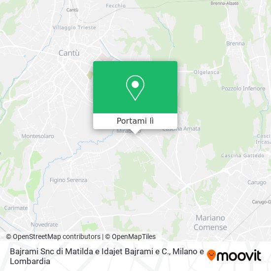 Mappa Bajrami Snc di Matilda e Idajet Bajrami e C.