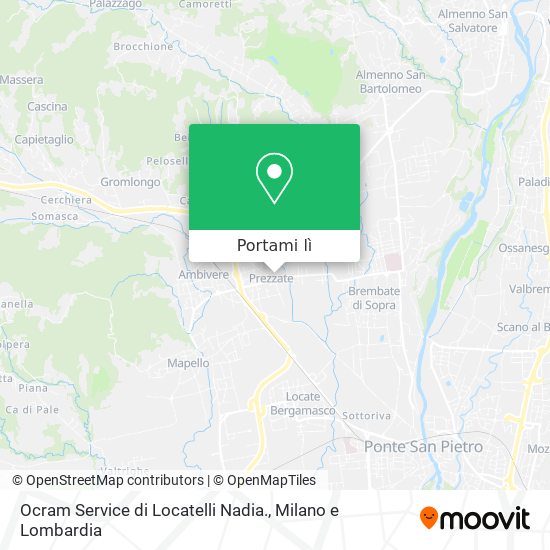 Mappa Ocram Service di Locatelli Nadia.