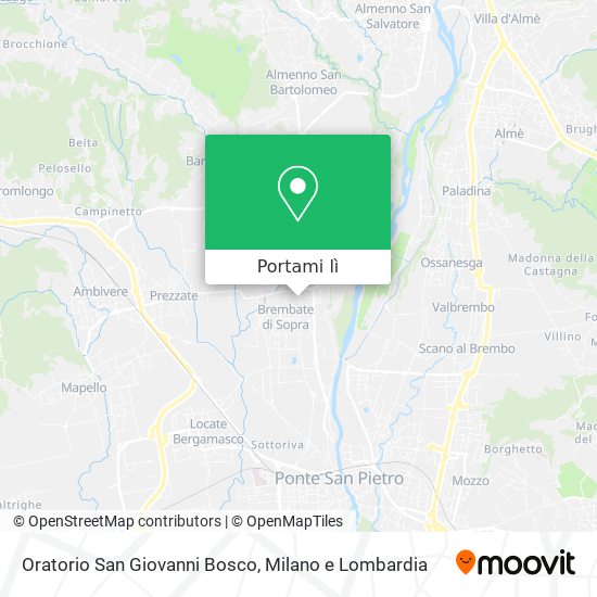 Mappa Oratorio San Giovanni Bosco
