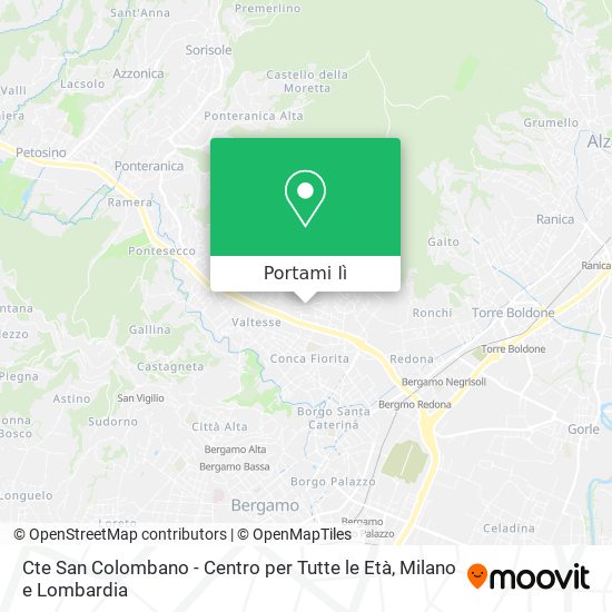 Mappa Cte San Colombano - Centro per Tutte le Età