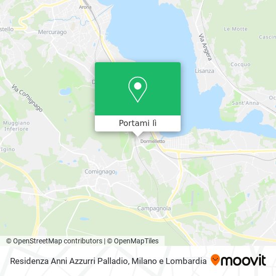 Mappa Residenza Anni Azzurri Palladio