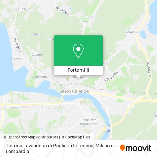 Mappa Tintoria Lavanderia di Pagliarin Loredana