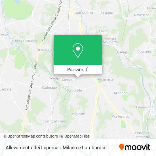 Mappa Allevamento dei Lupercali