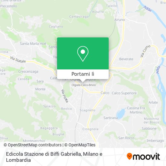 Mappa Edicola Stazione di Biffi Gabriella