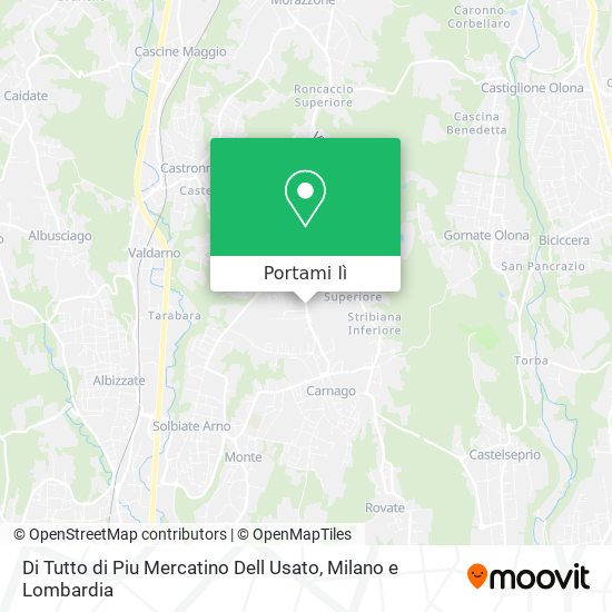 Mappa Di Tutto di Piu Mercatino Dell Usato