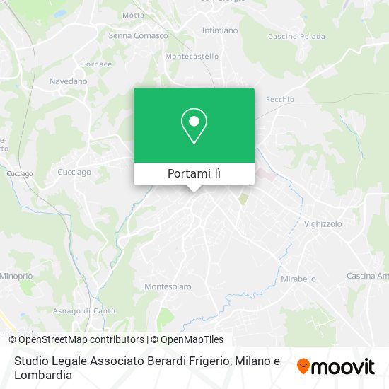 Mappa Studio Legale Associato Berardi Frigerio