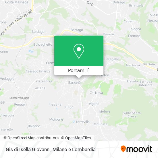 Mappa Gis di Isella Giovanni
