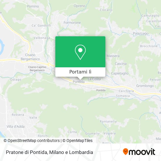 Mappa Pratone di Pontida