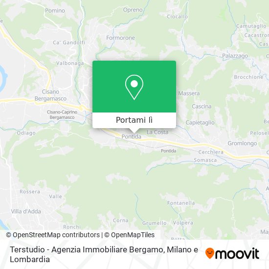 Mappa Terstudio - Agenzia Immobiliare Bergamo