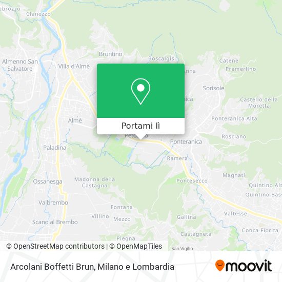 Mappa Arcolani Boffetti Brun