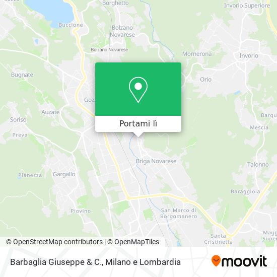 Mappa Barbaglia Giuseppe & C.