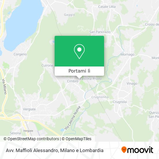 Mappa Avv. Maffioli Alessandro