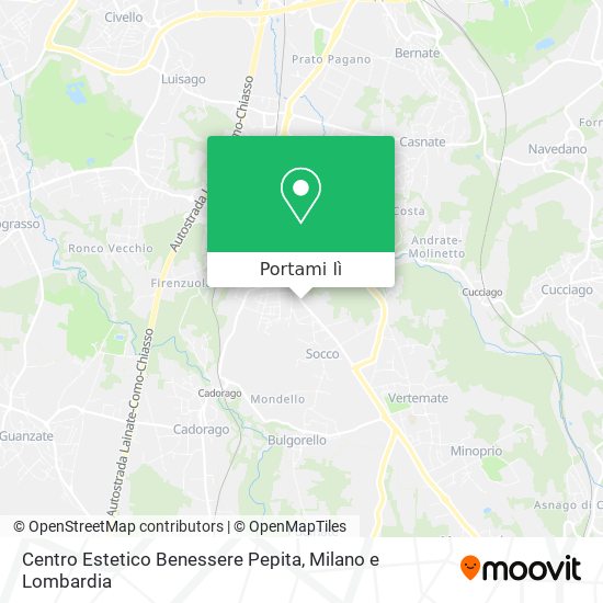 Mappa Centro Estetico Benessere Pepita